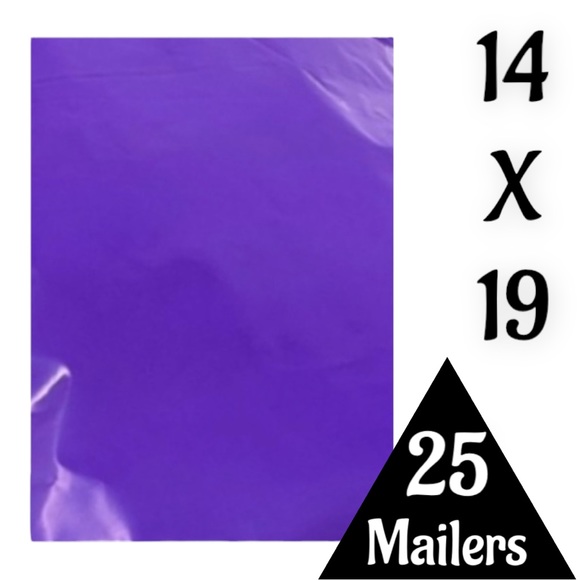 25 14X19 Purple Poly Mailers, Shipping Envelopes, PRICE IS FIRM (More Plum Color - Picture 2 of 4